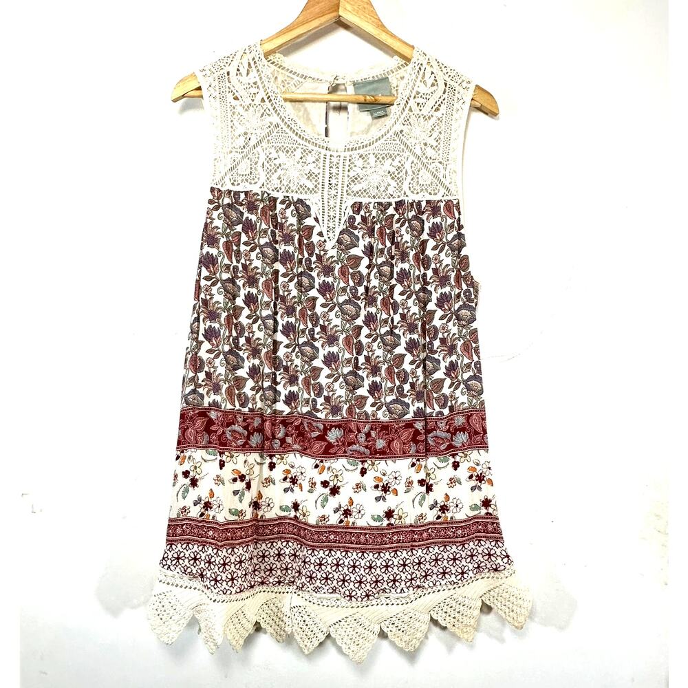 MAEVE Eleanor Tunic Swing blouse Womans XL Modified CottageCore‎